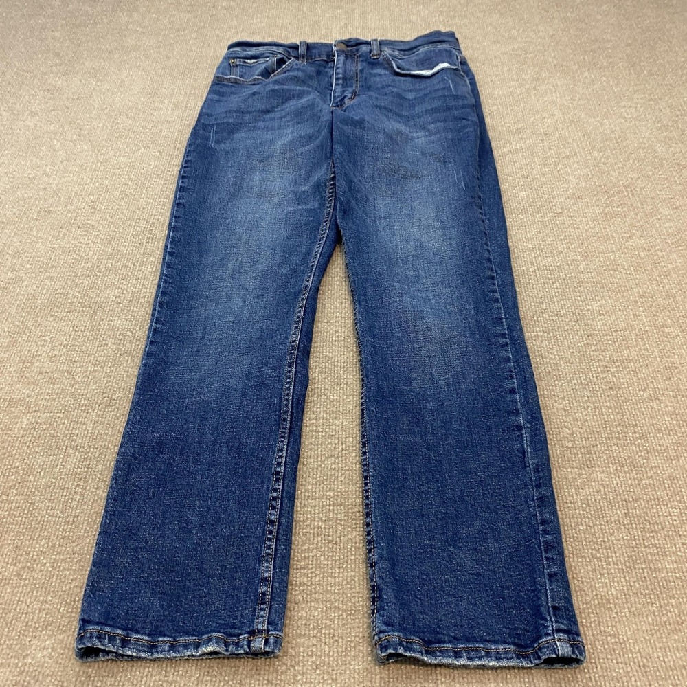 RSQ Slim Straight Jeans‎ Mens 30x28 Blue Med Wash Slim Straight Denim Pants
